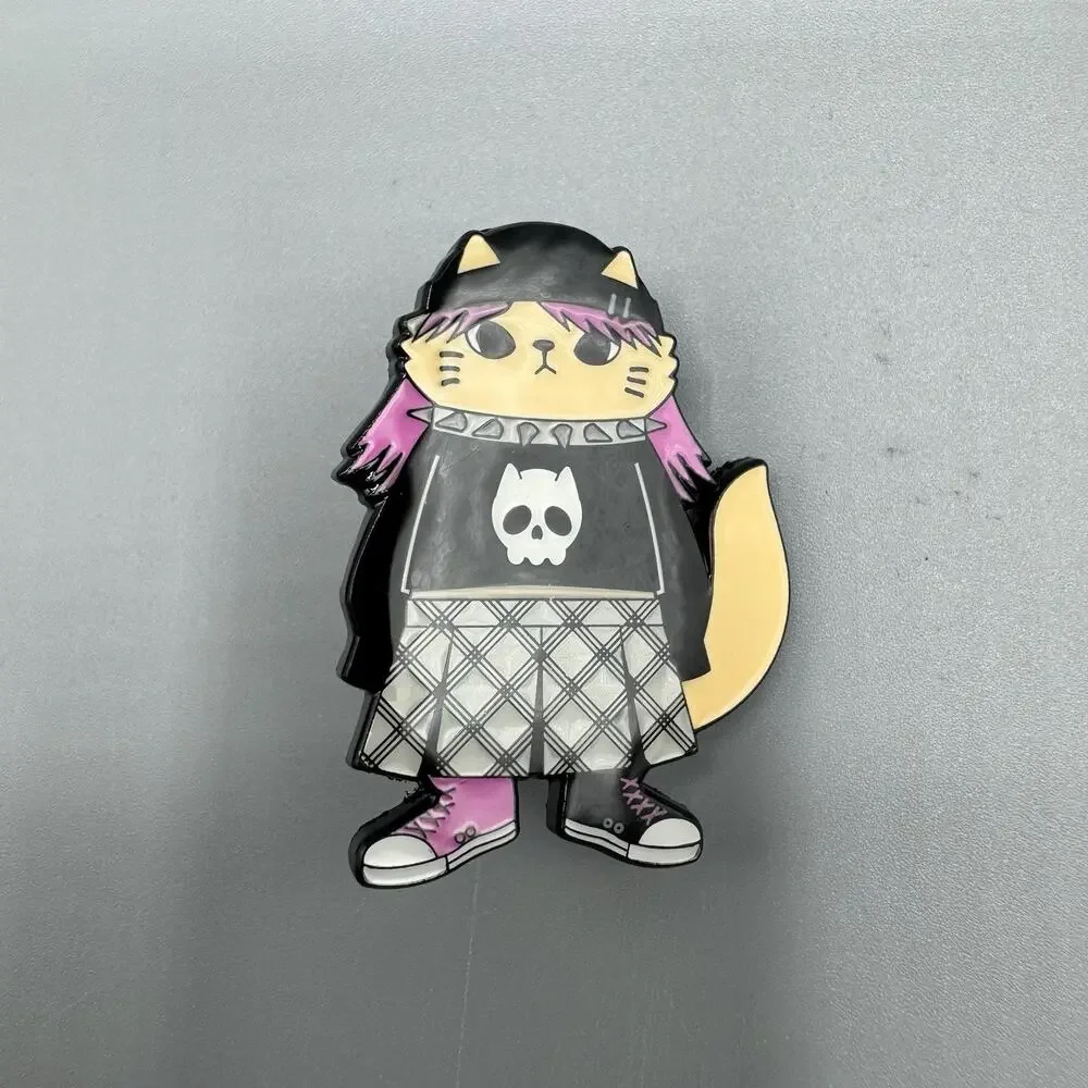 Horror Cats Still Emo Blind Pin New Open Box CATSKULL SHIRT